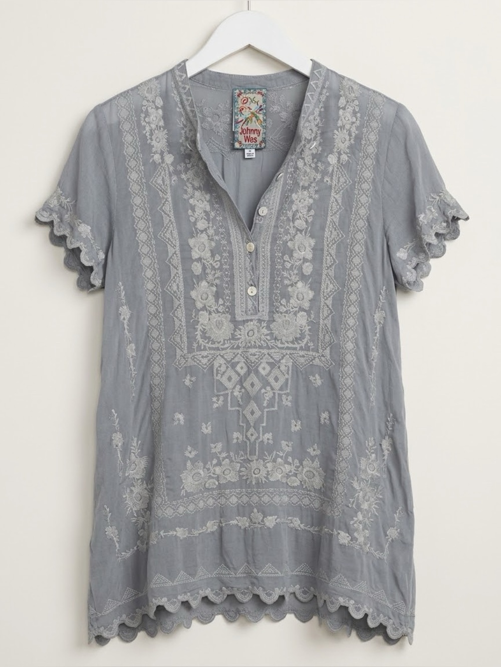 Johnny Was Tunic Top (Style # C29320-3) - Size XS